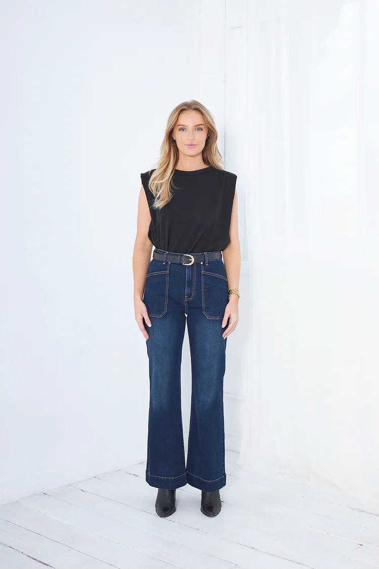 Saint Rose Jayne Jean - Dark Indigo