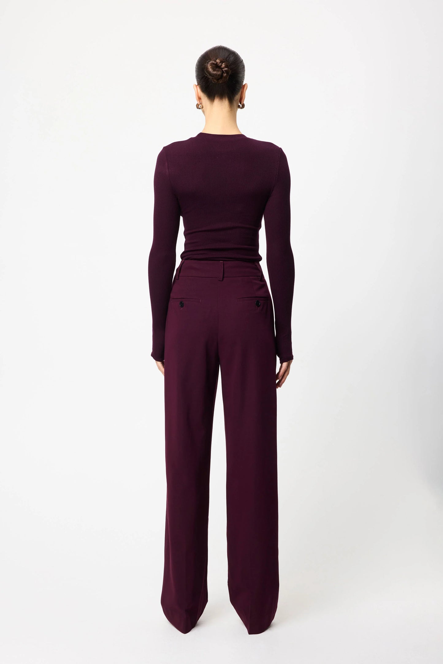 Mossman Boston Straight Leg Pant - Cherry Lacquer