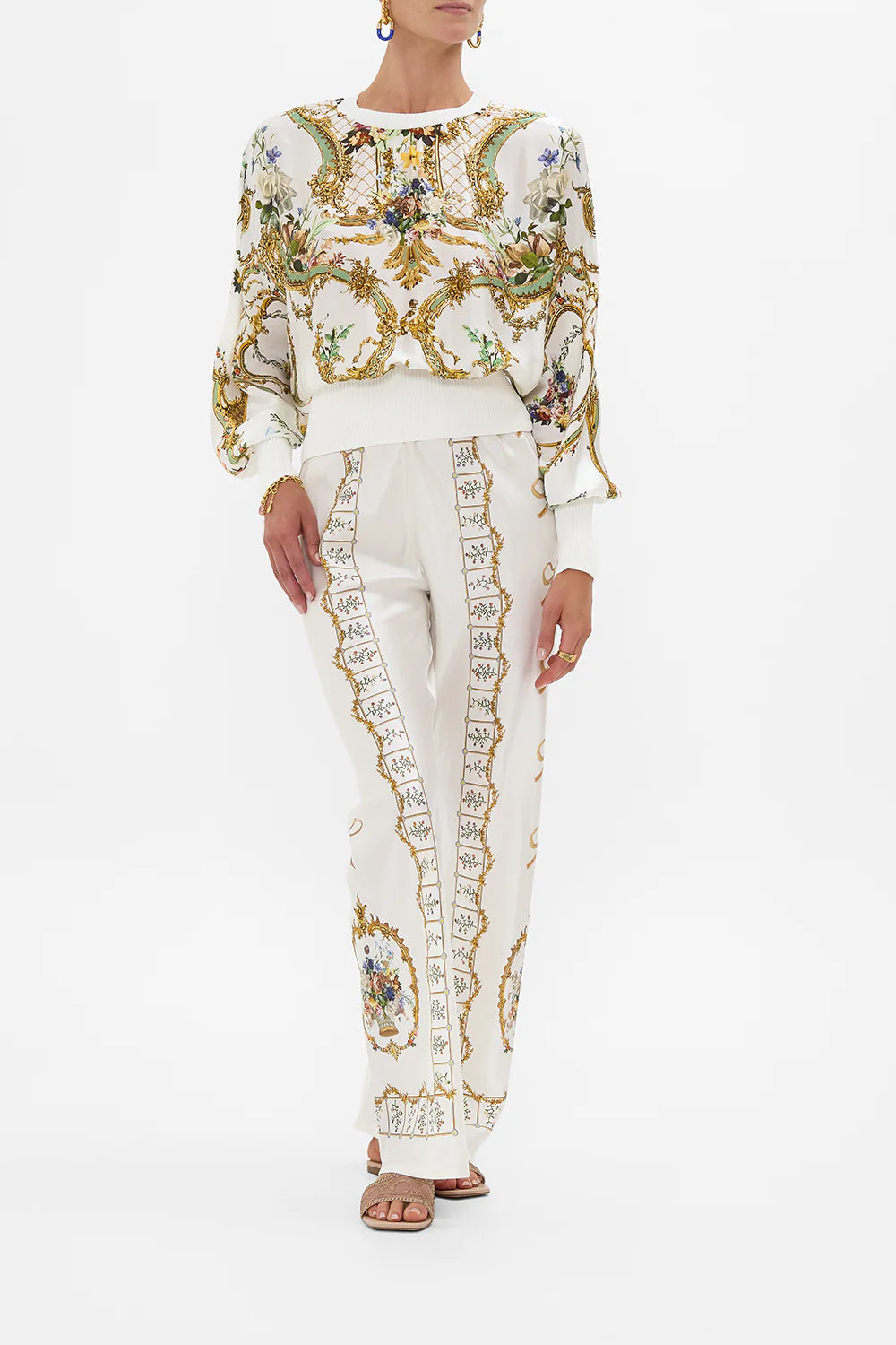 Camilla Dressing Room Drama Bias Cut Drawstring Pant