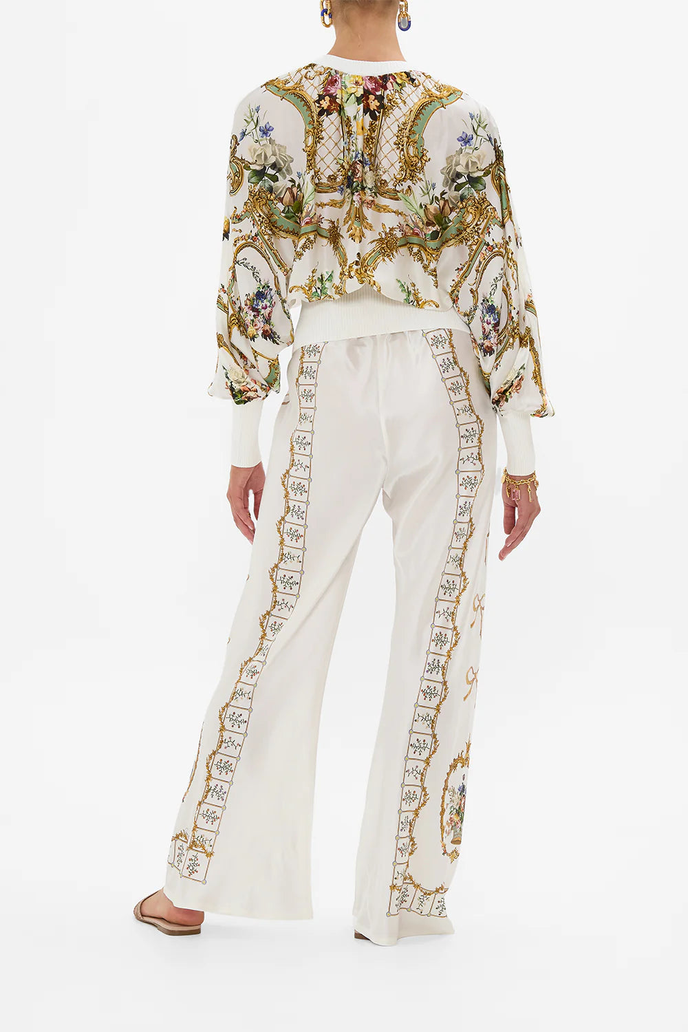 Camilla Dressing Room Drama Bias Cut Drawstring Pant