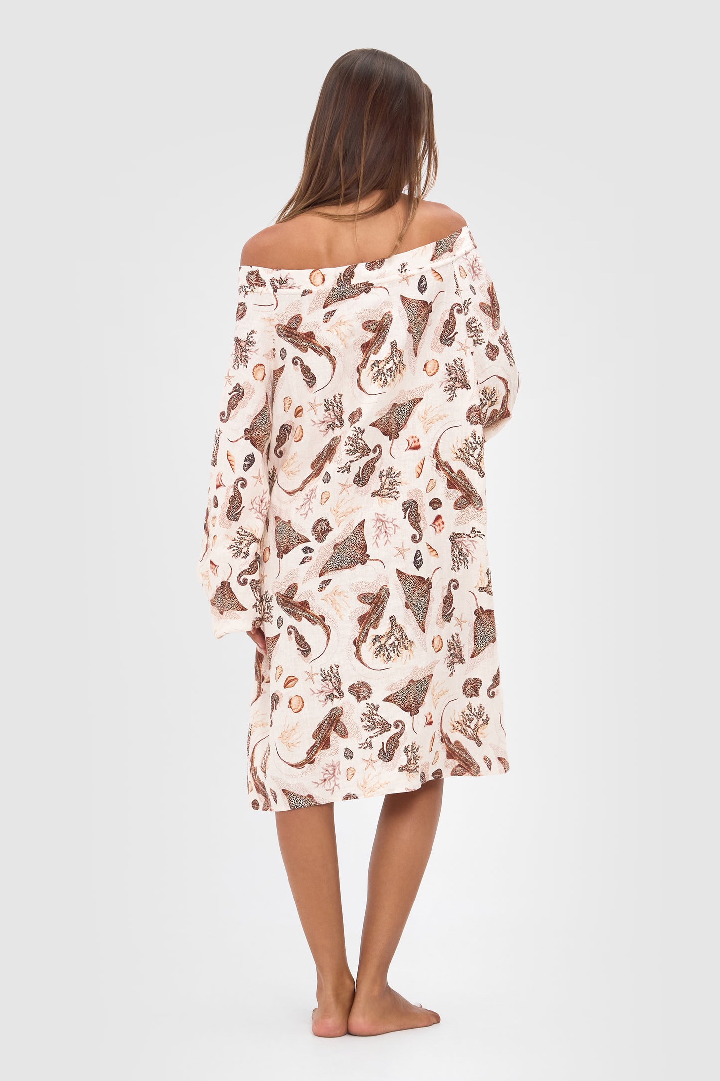 Ralf Studios Fairhaven Dress - Sea Life Cream
