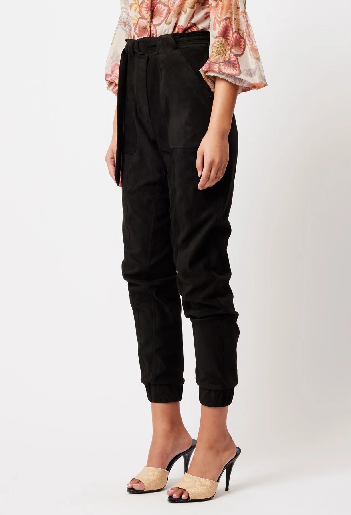 Once Was Lyra Faux Suede Jogger