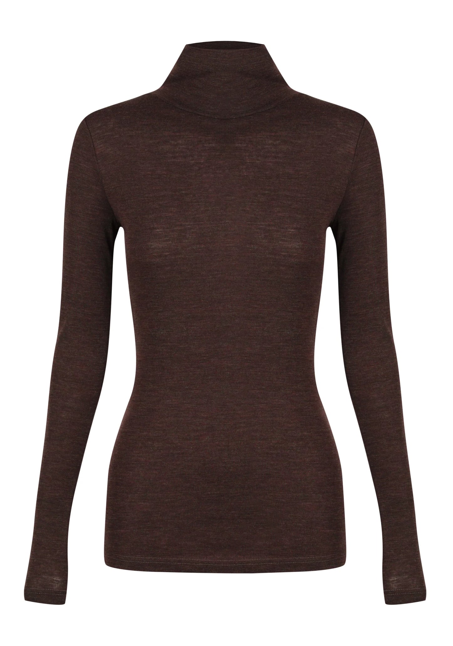 Morrison Morri Merino High Neck - Chocolate