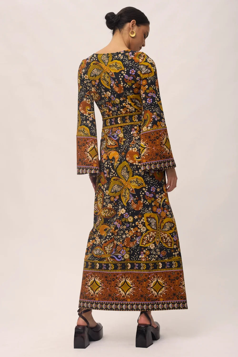 Nine Lives Bazaar Cora Maxi Dress - Starlight