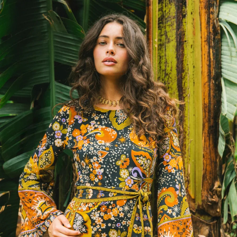 Nine Lives Bazaar Cora Maxi Dress - Starlight