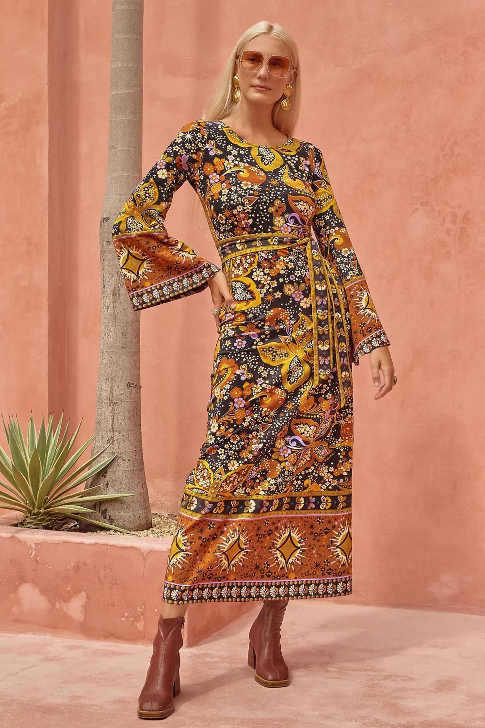 Nine Lives Bazaar Cora Maxi Dress - Starlight
