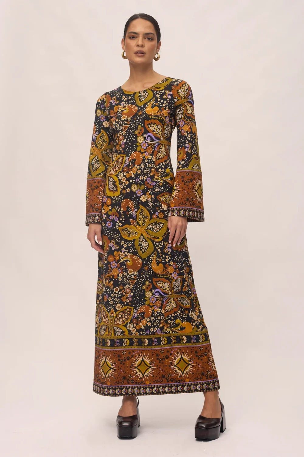 Nine Lives Bazaar Cora Maxi Dress - Starlight