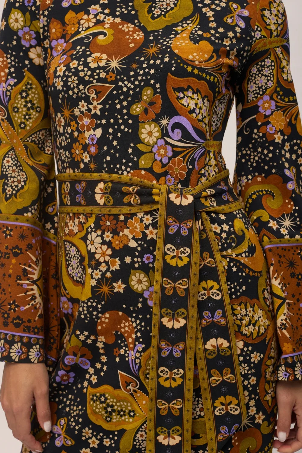 Nine Lives Bazaar Cora Maxi Dress - Starlight
