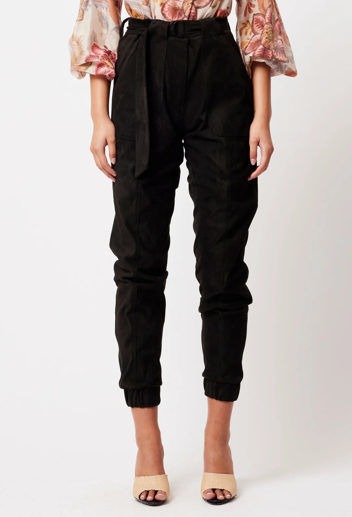 Once Was Lyra Faux Suede Jogger