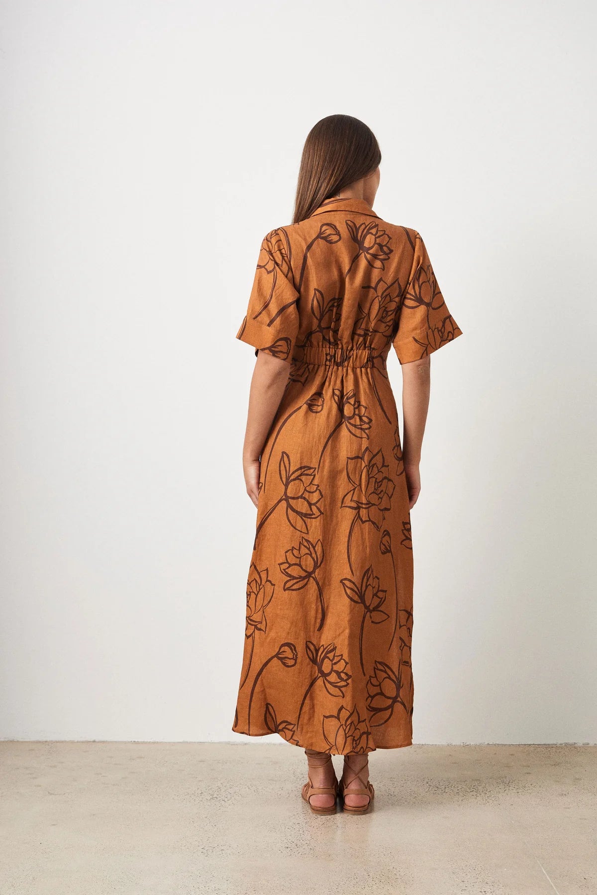 Ralf Studios Hyams Dress - Lotus Tan