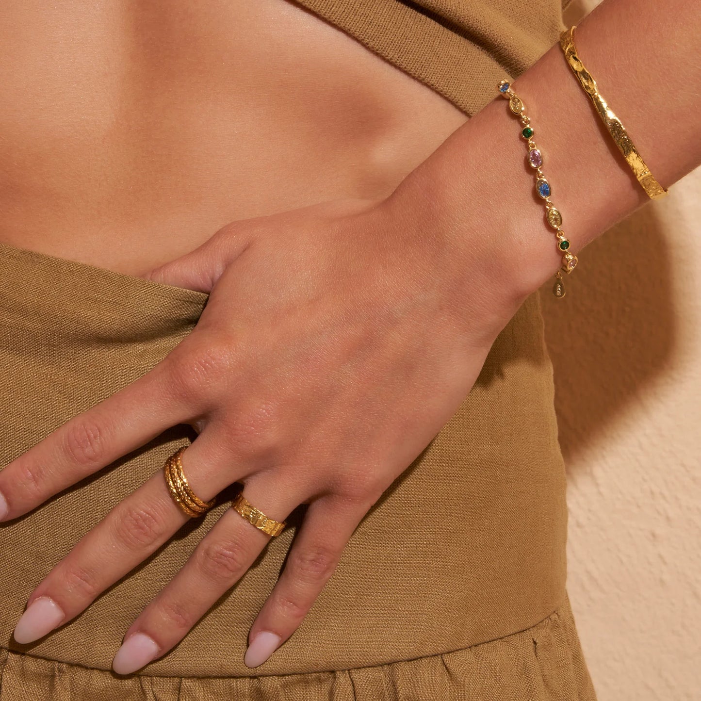 Arms of Eve Isadora Gold Bracelet - Multi