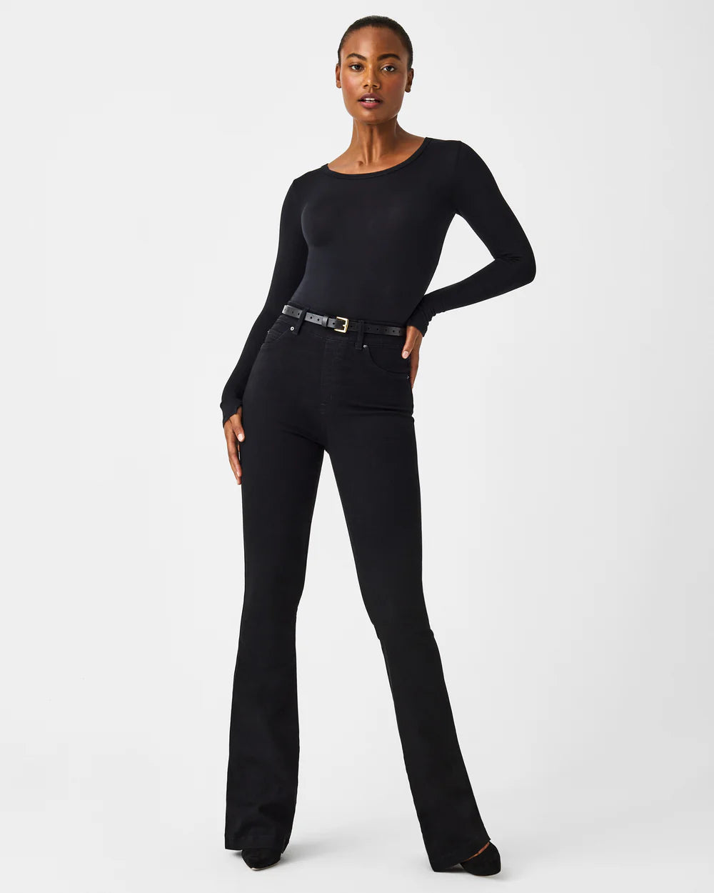 Spanx Denim Flare Jean - Midnight