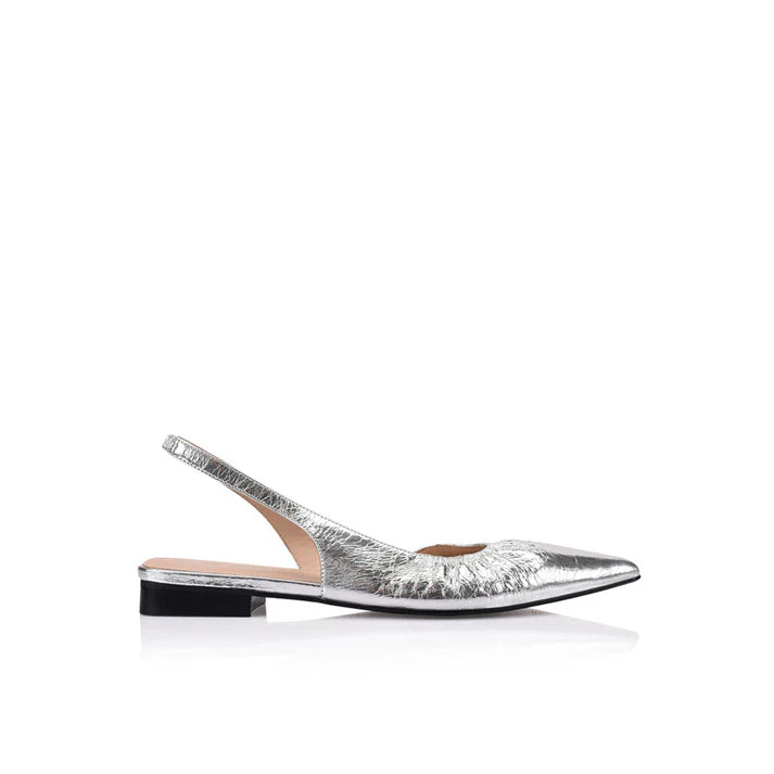 Lana Wilkinson 'Bridie' Flat in Silver