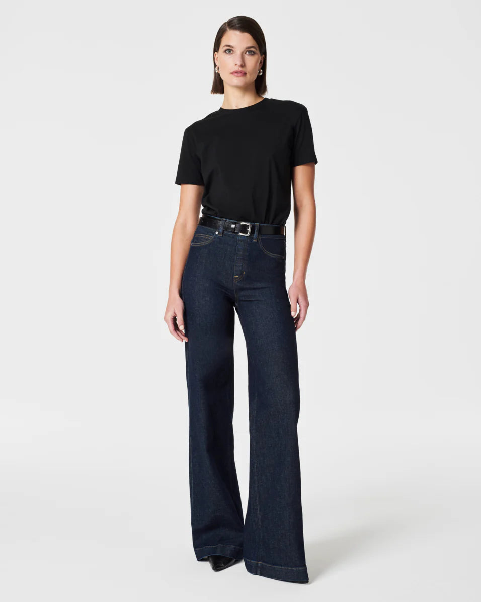 Spanx Wide Leg Jeans - Raw Indigo