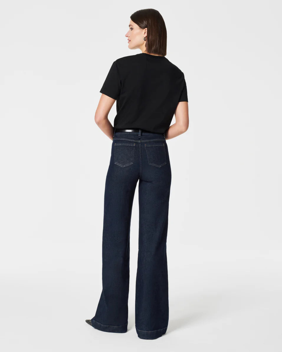 Spanx Wide Leg Jeans - Raw Indigo