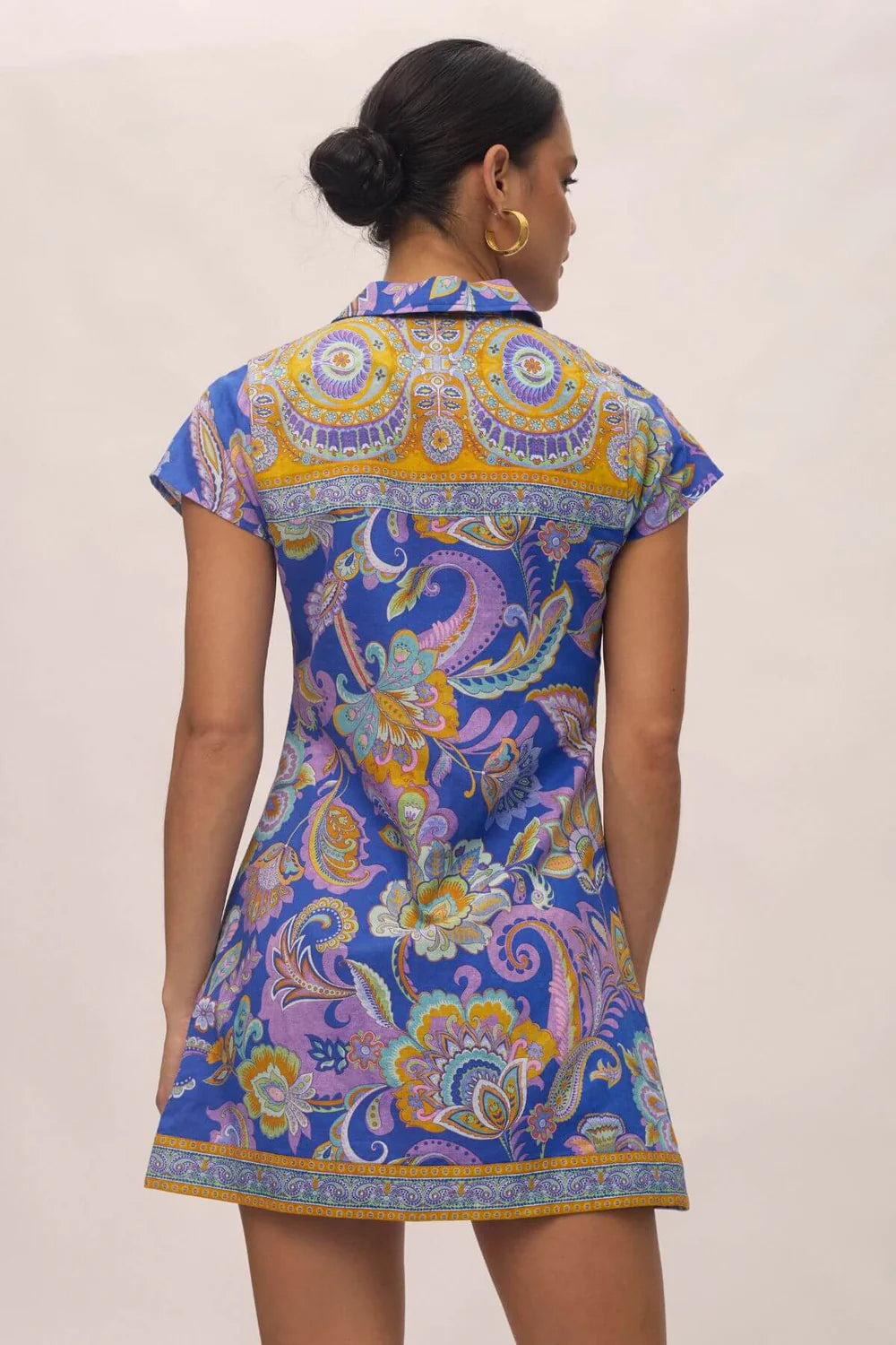 Nine Lives Bazaar Cindy Mini Dress - Electric Indigo