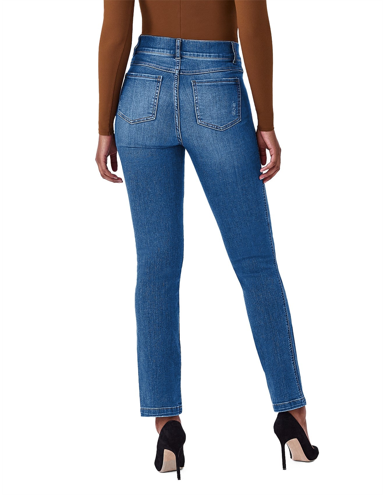 Spanx Ankle Straight Leg Jeans