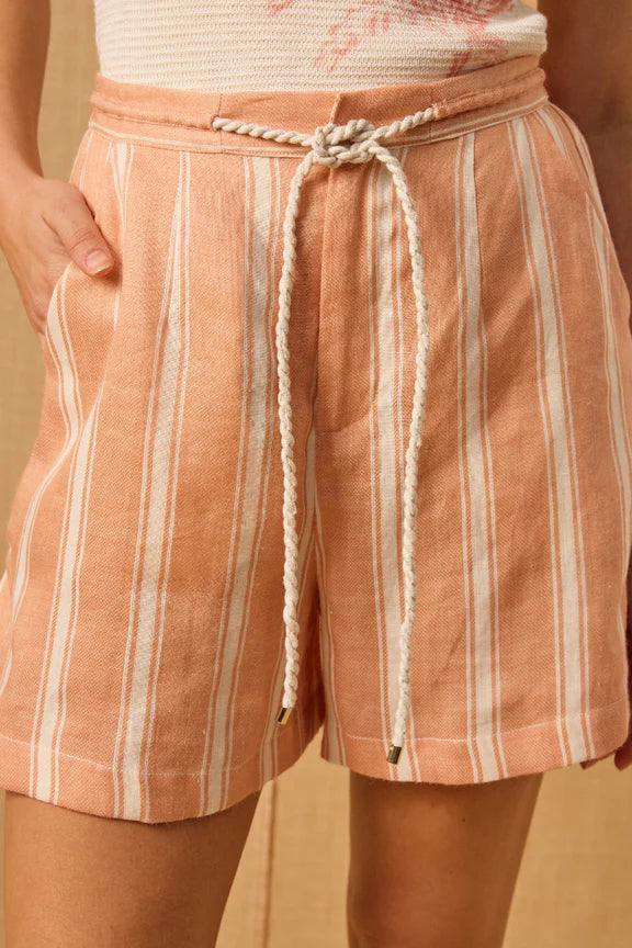 Mon Renn Coral Stripe Short