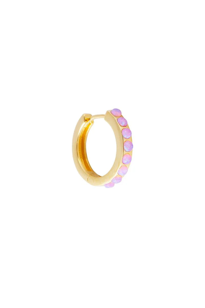 Fairley Pink Opal Midi Hoop