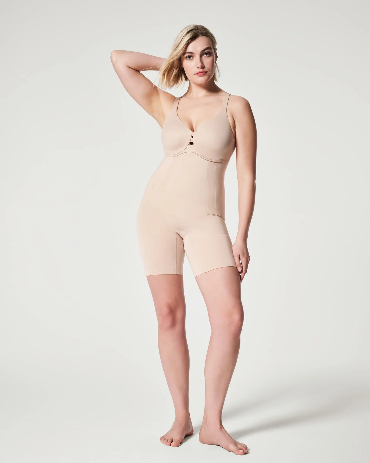 Spanx OnCore High-Waisted Mid-Thigh Short - Soft Nude - SS1915