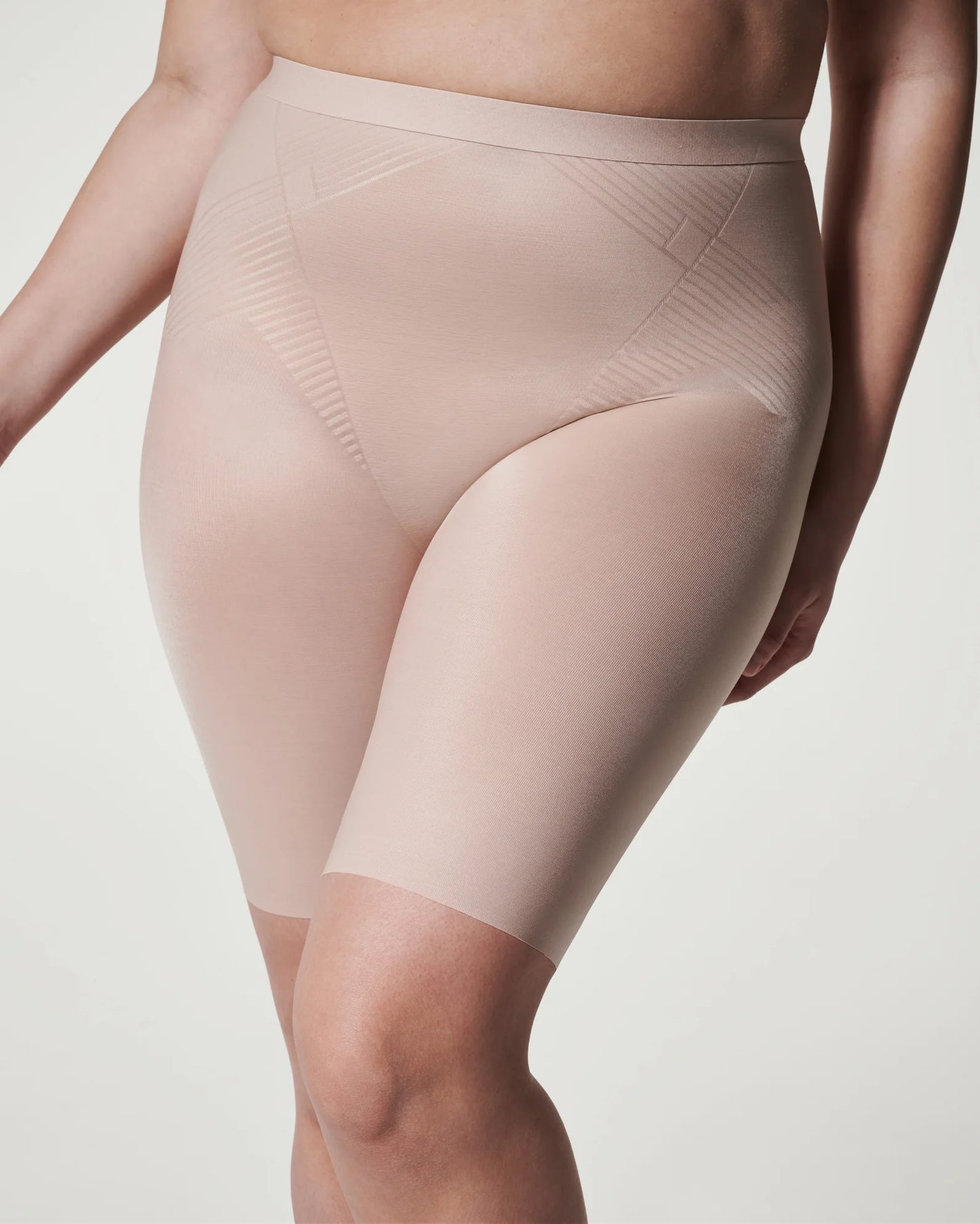 Spanx Thinstincts 2.0 Mid-Thigh Short- Champagne Beige - 10234R