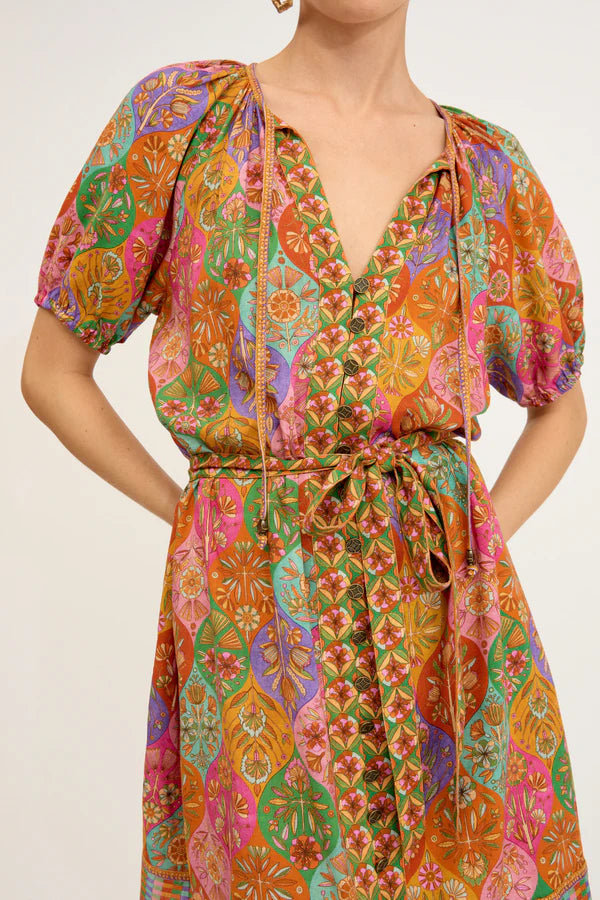 Nine Lives Bazaar Harper Mini Dress - Kasbah