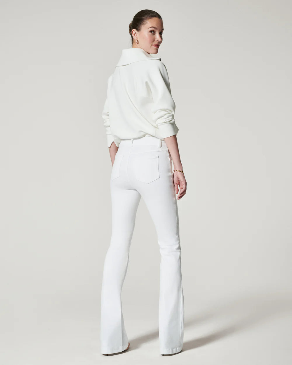 Spanx Denim Flare Jeans - White