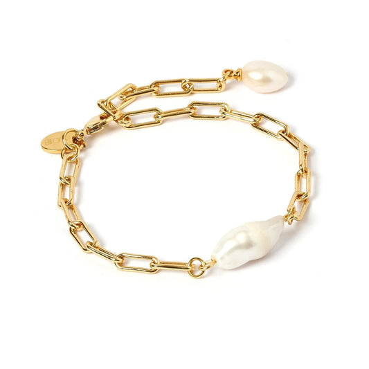 Arms of Eve Danielle Gold Pearl Bracelet