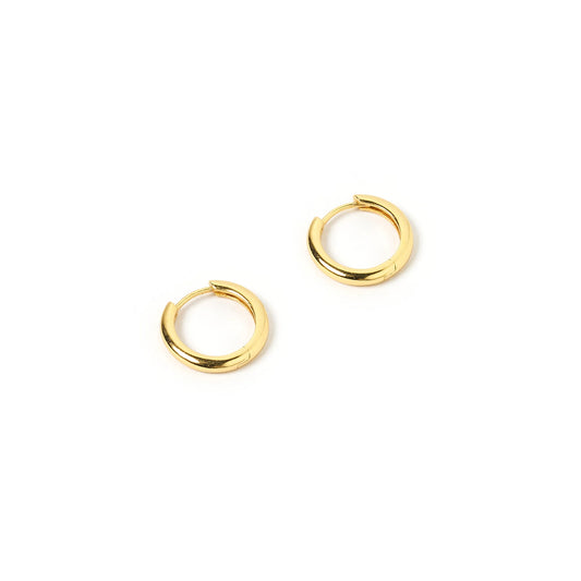 Arms of Eve Jett Gold Hoop Earrings