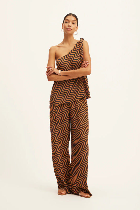Summery Copenhagen Avery Pants - Black/Almond