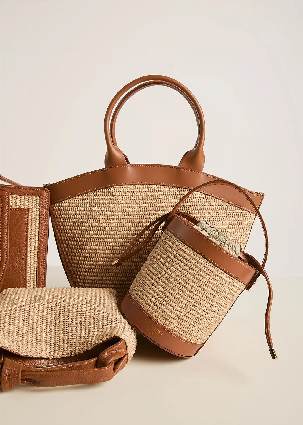 Vestirsi Lee Raffia Basket Bag