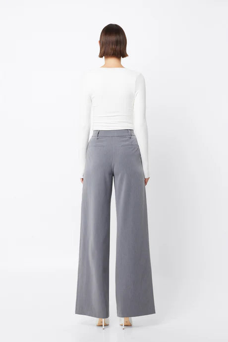 Mossman Boston Wide Leg Pants - Grey