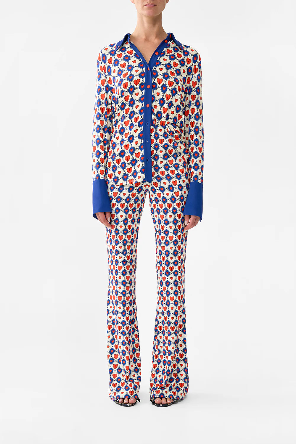 Camilla Rinse and Roar Jersey Flare Pant
