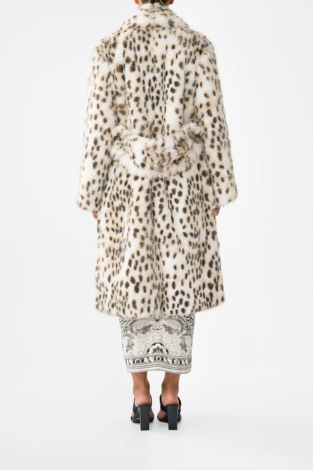 Camilla Marble Heaven Long Teddy Coat