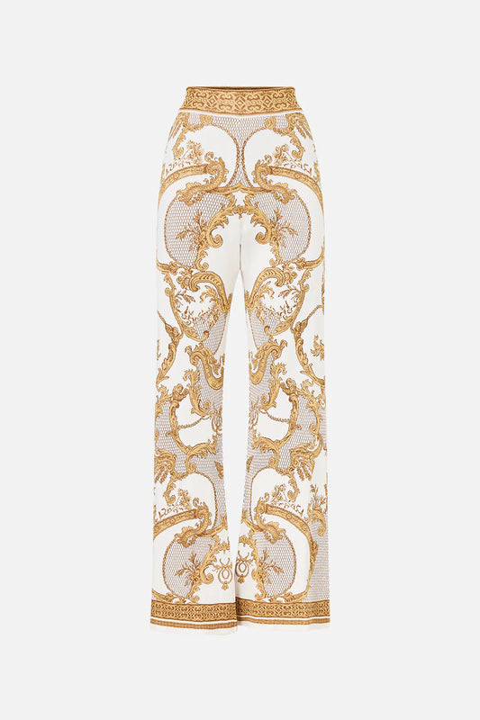 Camilla Dressing Room Drama Flared Jacquard Knit Pant