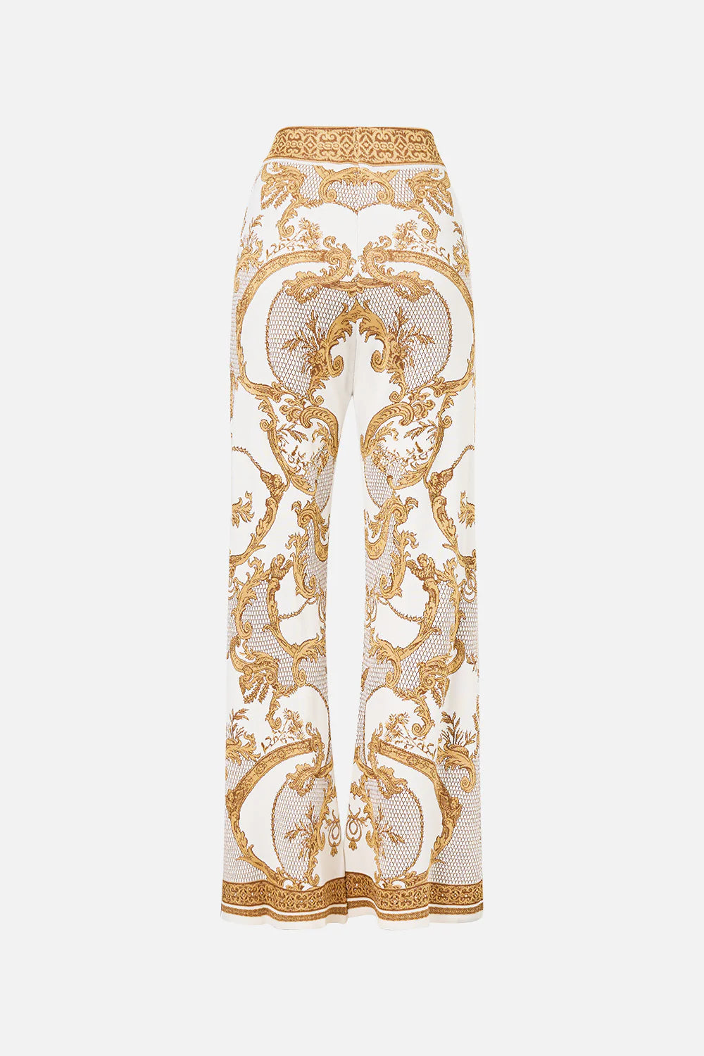 Camilla Dressing Room Drama Flared Jacquard Knit Pant