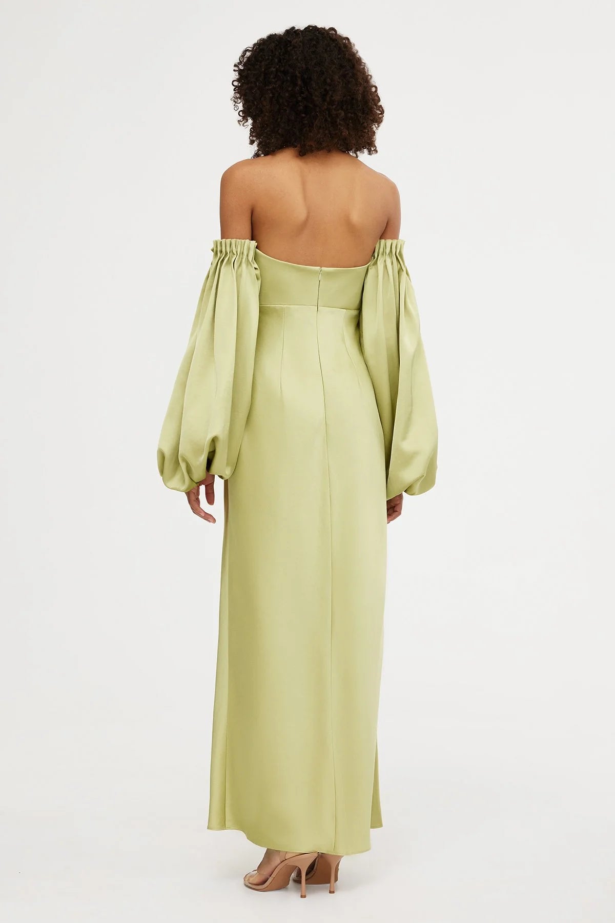 Significant Other Danika Off the Shoulder Dress - Matcha