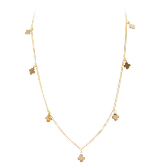 Fairley Clover Charm Necklace - Gold