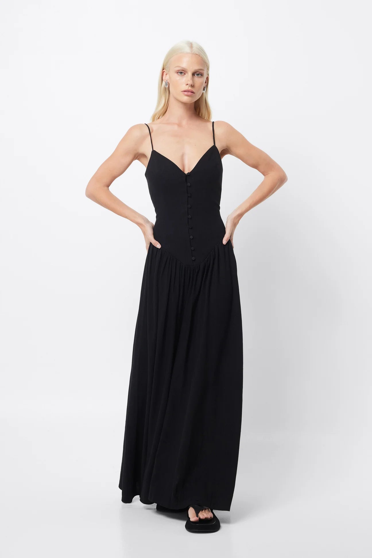 Mossman Common Ground Maxi Dress - Black