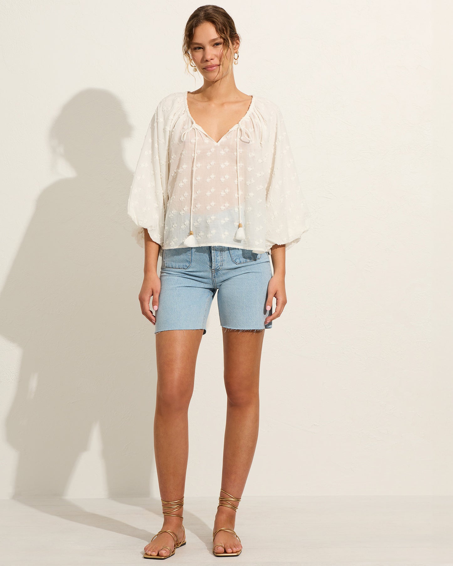 Auguste the Label Cora Blouse White