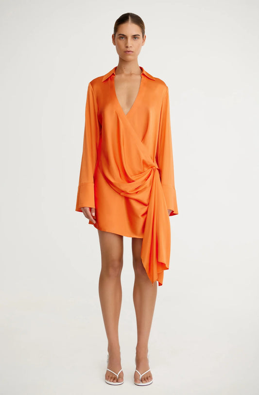 Significant Other Elaina Wrap Dress - Paprika