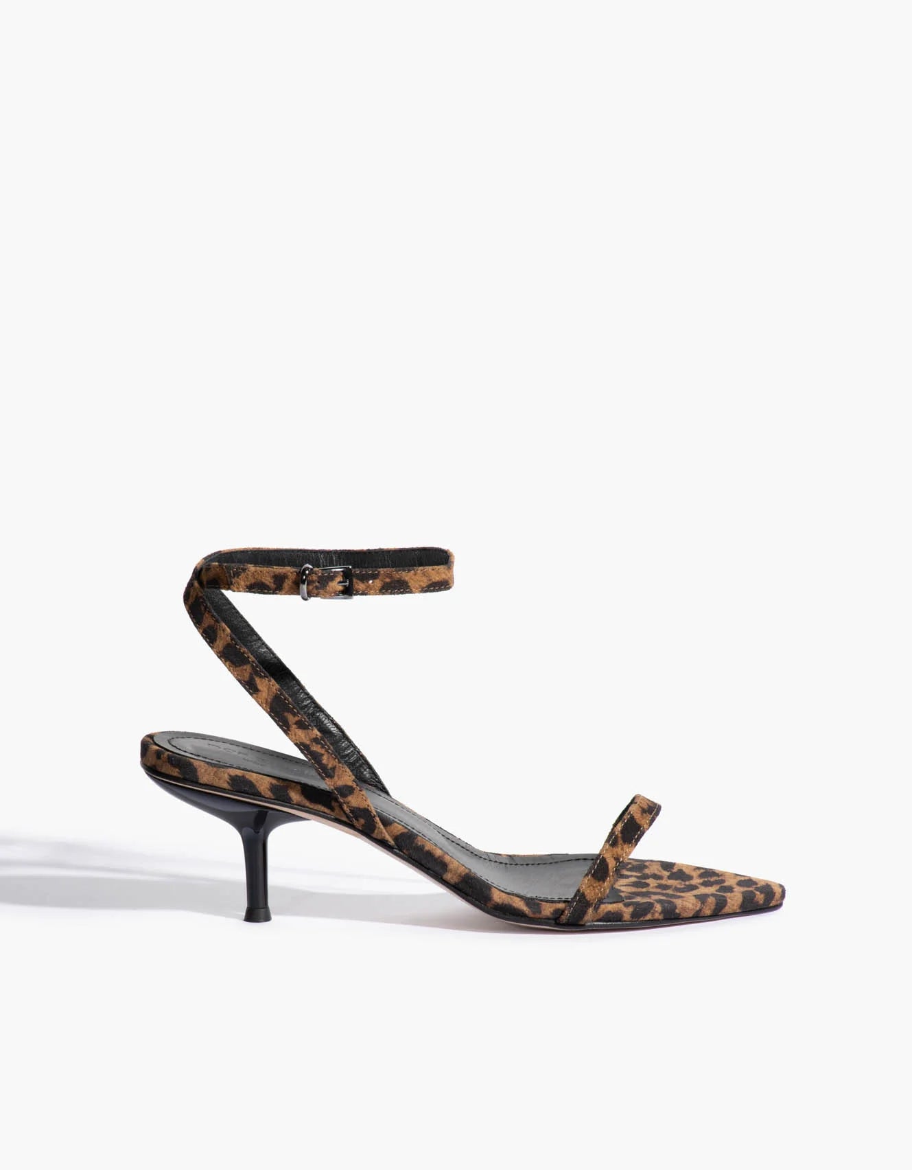 DOF Studios Leona Midi Heel in Leopard Suede
