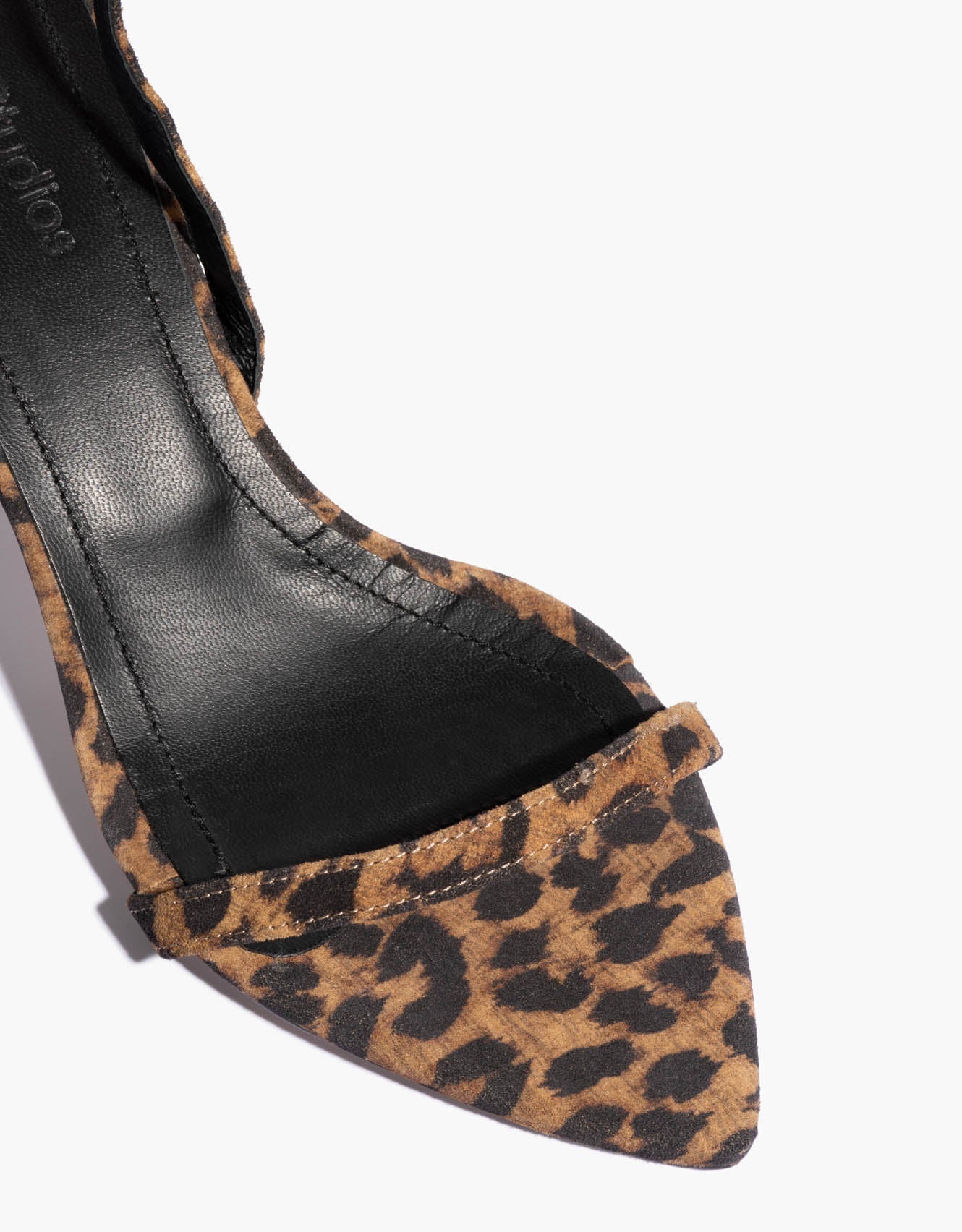 DOF Studios Leona Midi Heel in Leopard Suede