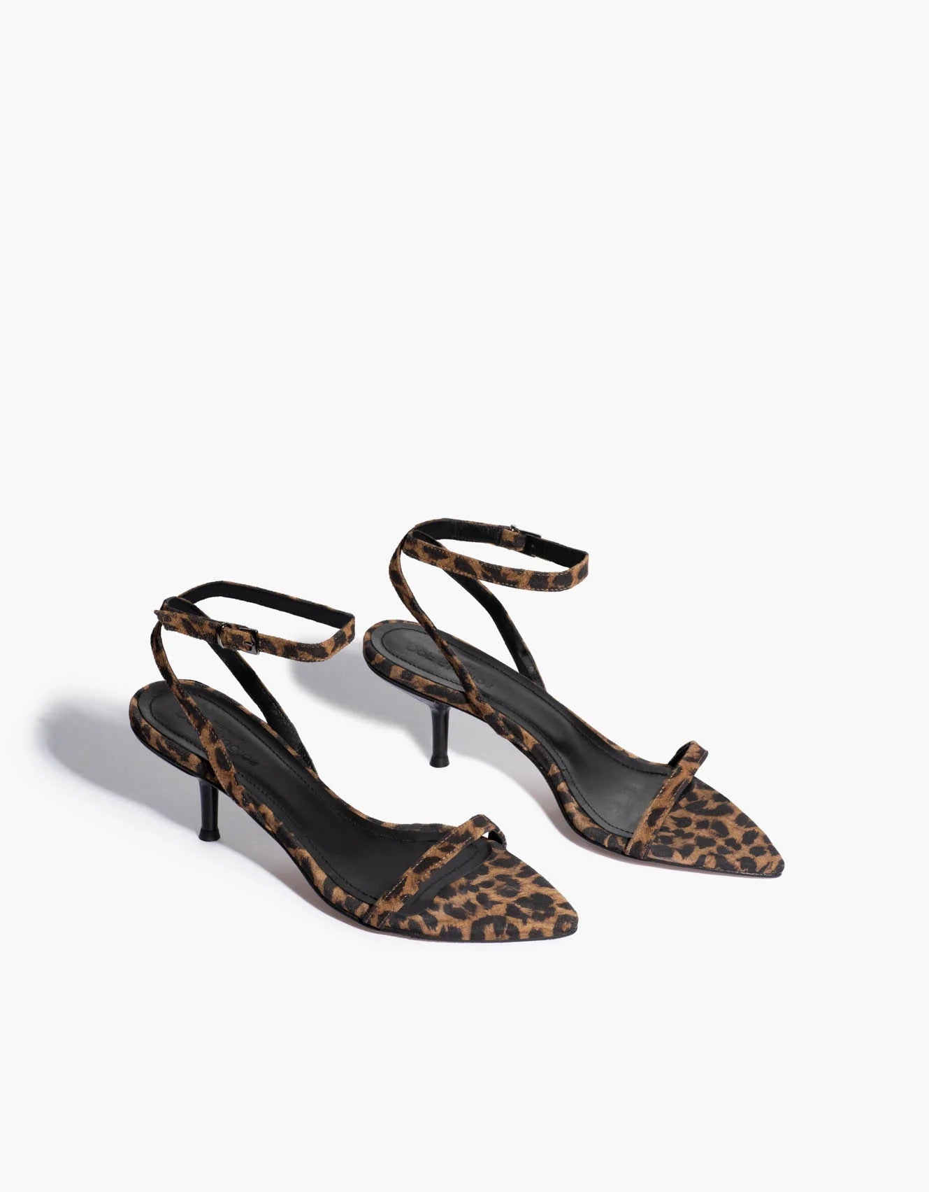 DOF Studios Leona Midi Heel in Leopard Suede