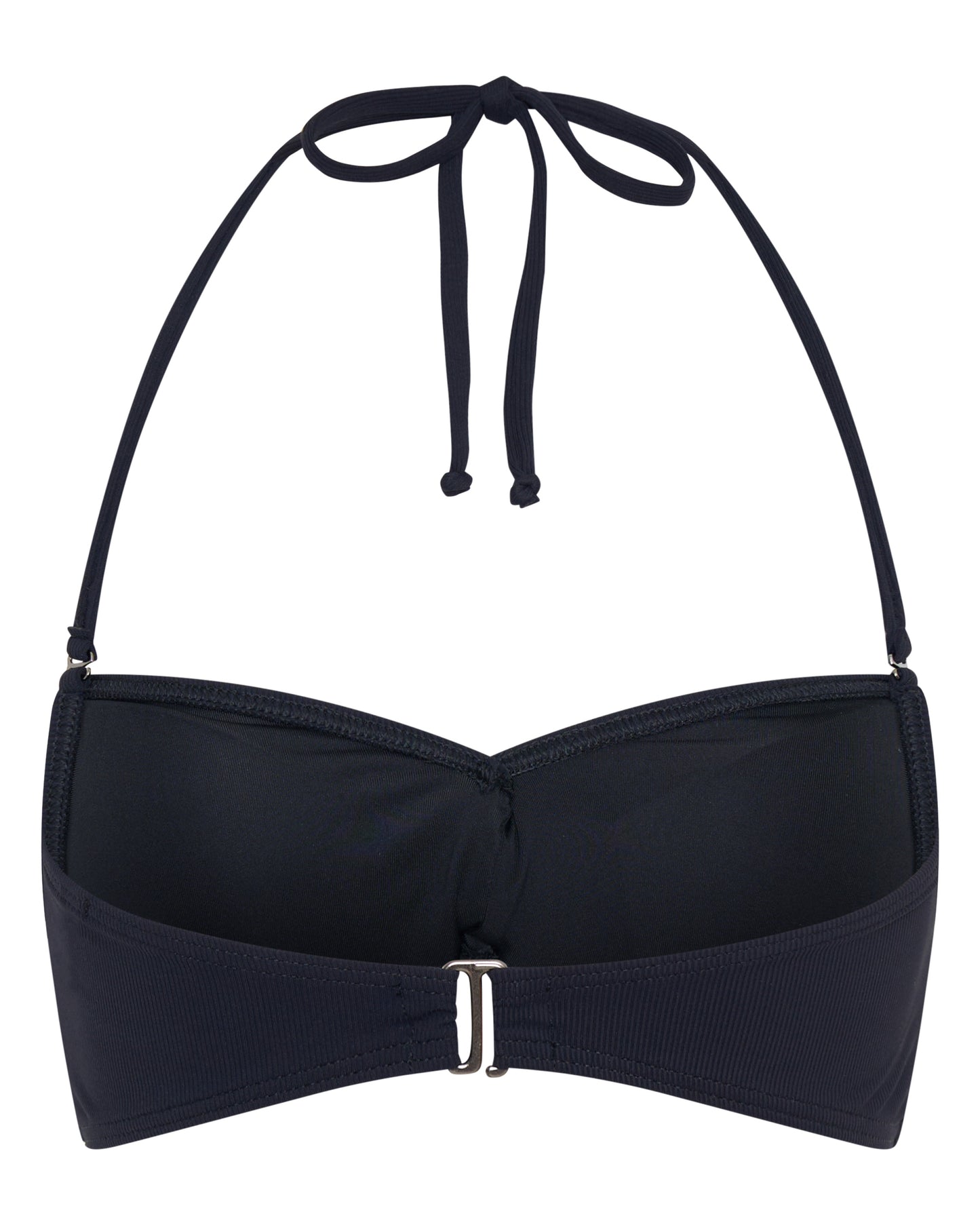 Ellery and Moss X Contessa Volpi Erica Bikini Top - Black Ribbed