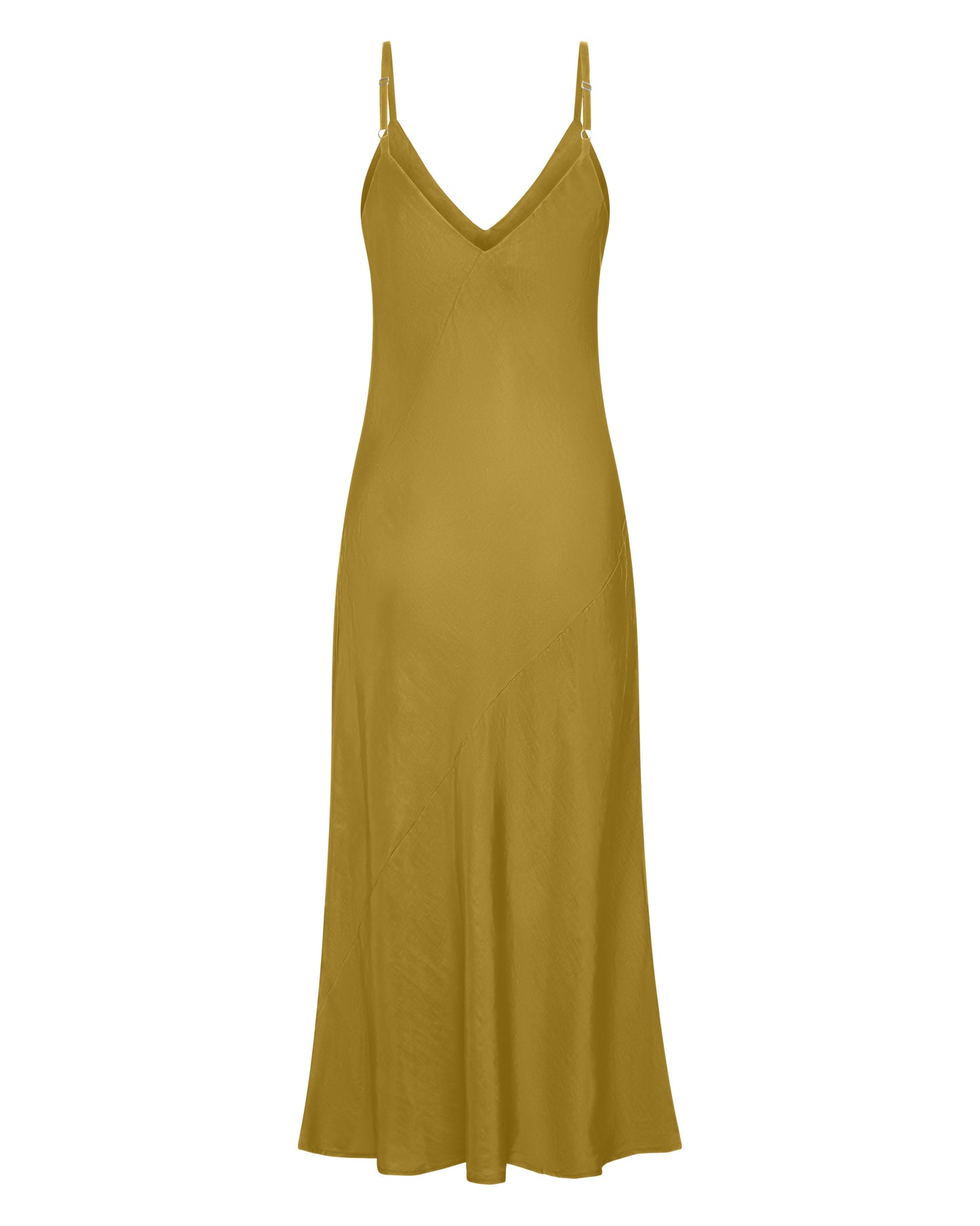 Ellery and Moss Adeline Midi Bias Dress - Willow Green