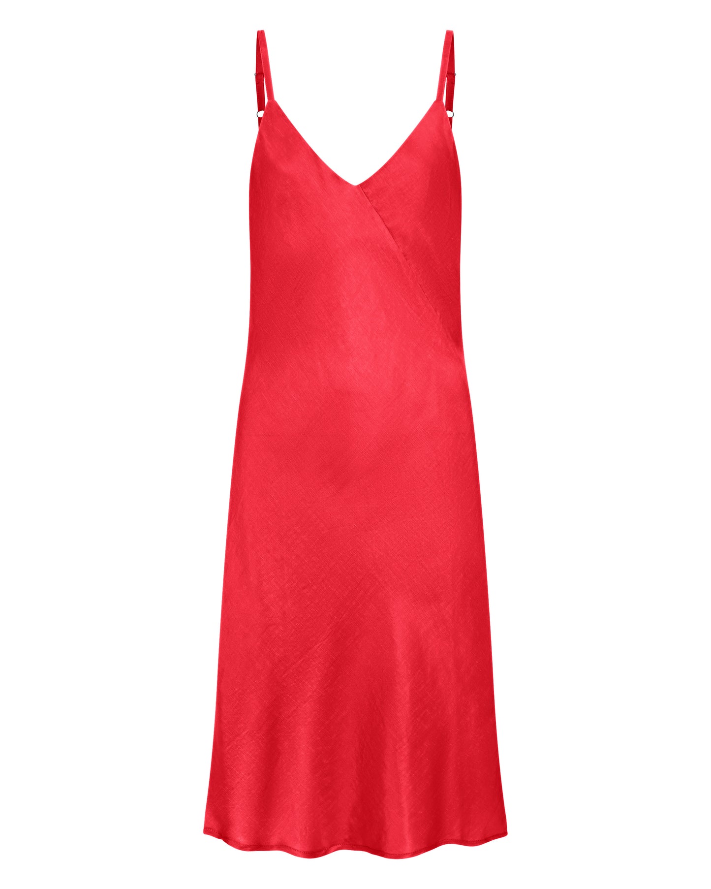 Ellery and Moss Adeline Short Bias Dress - Fire Red