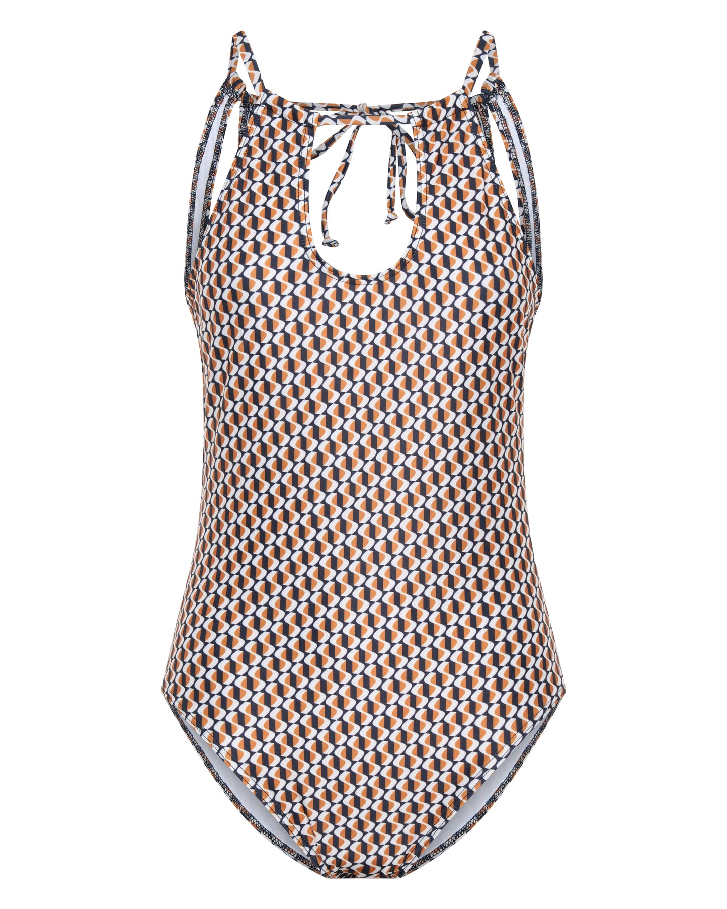 Ellery and Moss X Contessa Volpi One Piece Geo Print