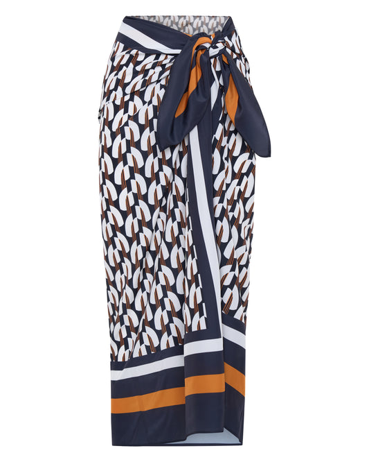 Ellery and Moss X Contessa Volpi  Bordered Sarong