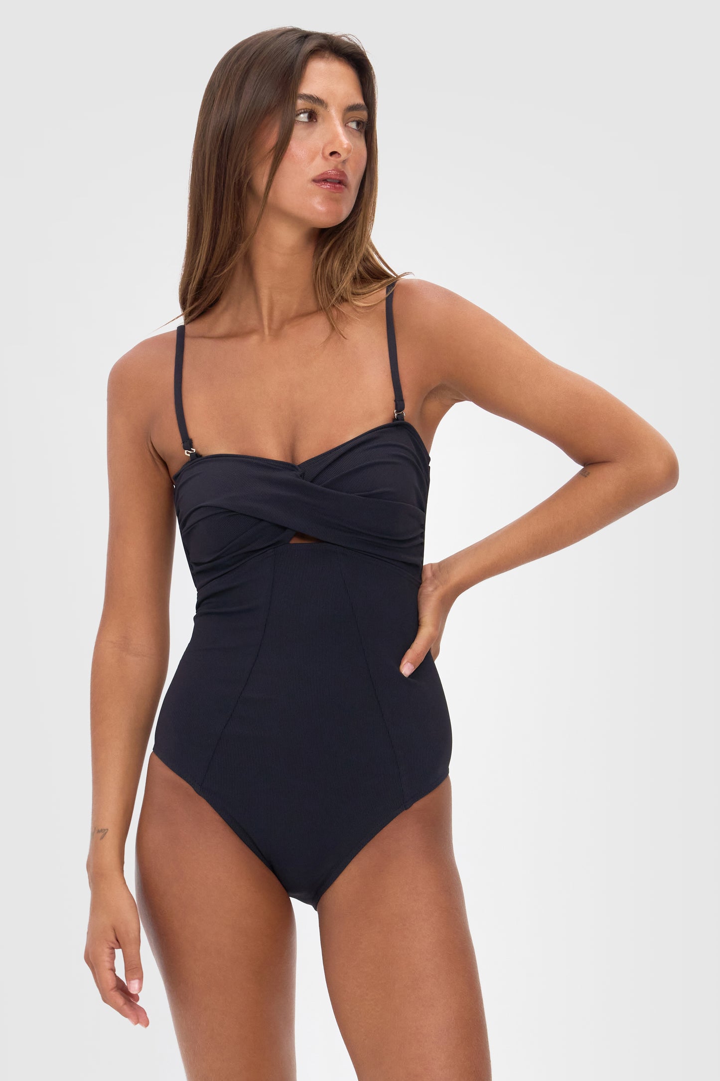 Ellery and Moss X Contessa Volpi Alice One Piece Swimsuit - Black